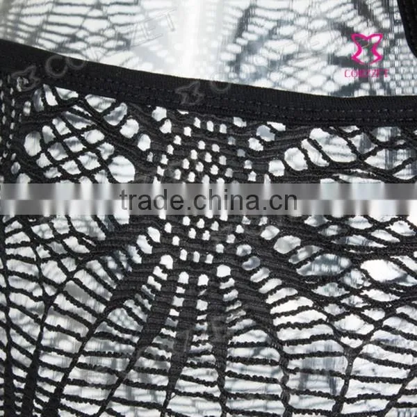 Black sexy backless girls nighty sexy wear lingerie