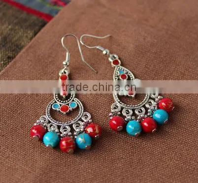 National characteristics of earrings.The gourd shape.Holiday gifts