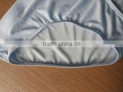 soft underwear with shining polyester spandex