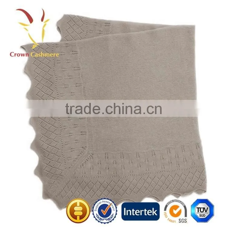 Safty New Born Knitted Baby Blanket China