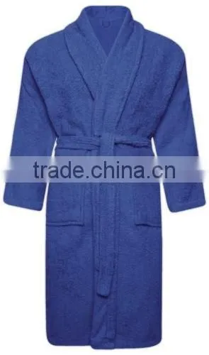 Wholesale adults 100% cotton terry bathrobe