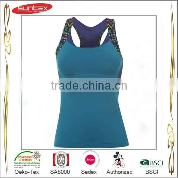 Chinese manufacturer hot sale ladies fashion yoga vest