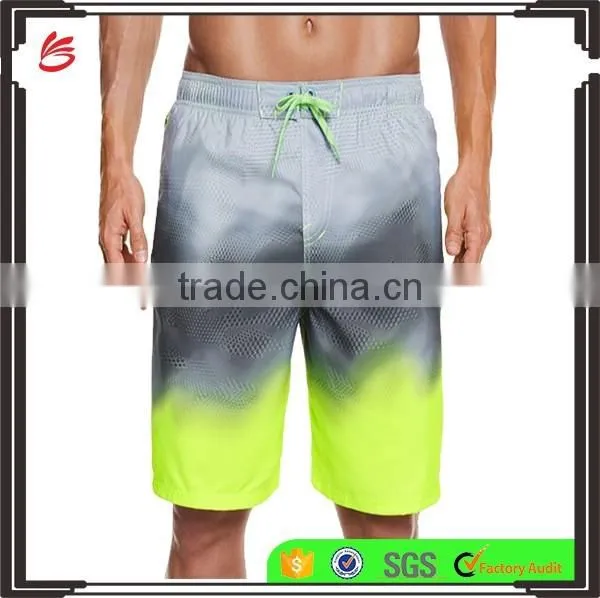 Newest 2017 wholesale man swim beavh shorts Haze Water Shedding Swim Trunks