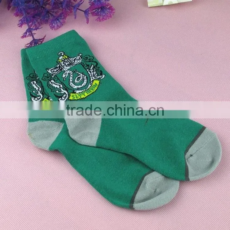 High quality Harry Potter socks,Gryffindor Ravenclaw Hufflepuff Slytherin teen students tube socks