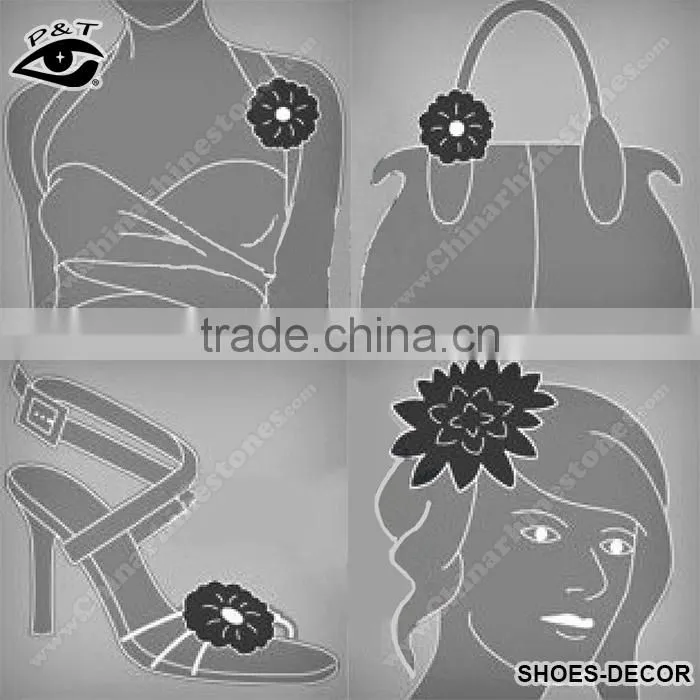 Elegant Ornament For High Heel Shoes Pearl Rhinestone Accessories for lady shoes
