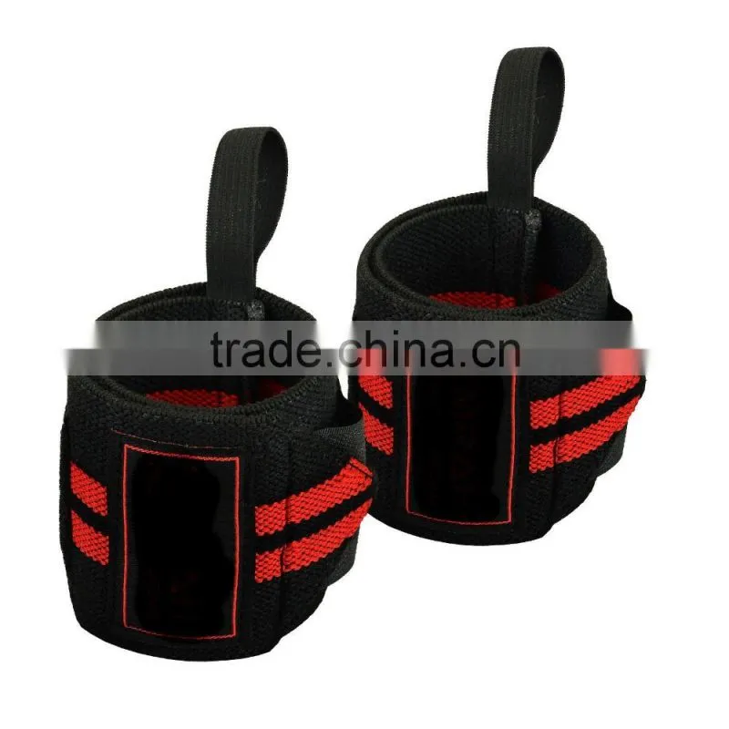 Black & Grey Weight Lifting Wrist Wraps /Fitness Training Hand Bar Wrist Wraps