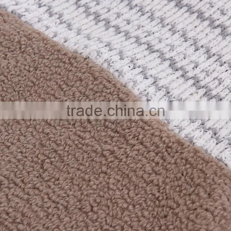 high quality multicolor mix knitted mermaid tail blanket
