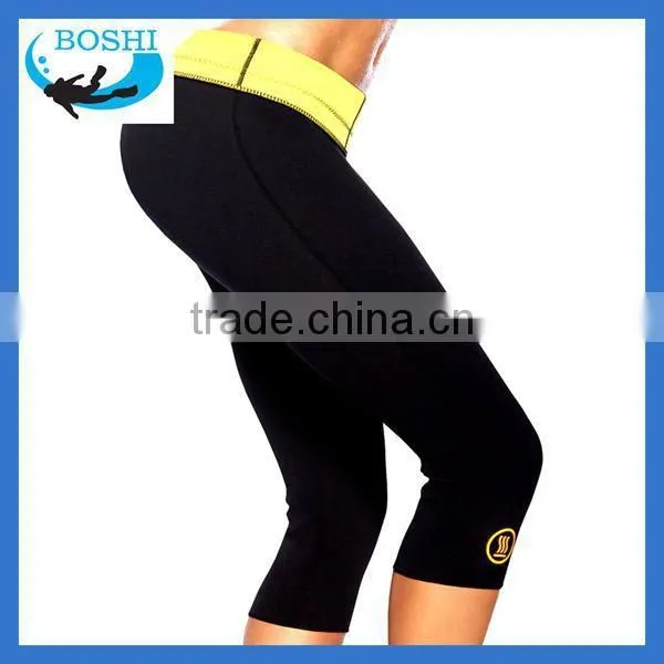 woman neoprene slimming suit stretchy short pants