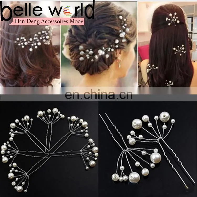 Bride Wedding Headcomb Pearl Hair clip Wedding Accessories