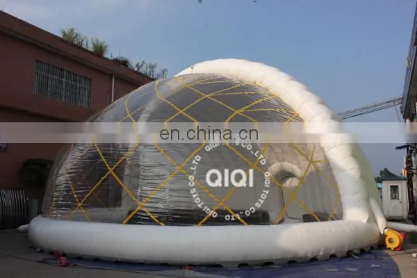 New inflatable bubble tent white inflatable dome tent transparent tent for sale