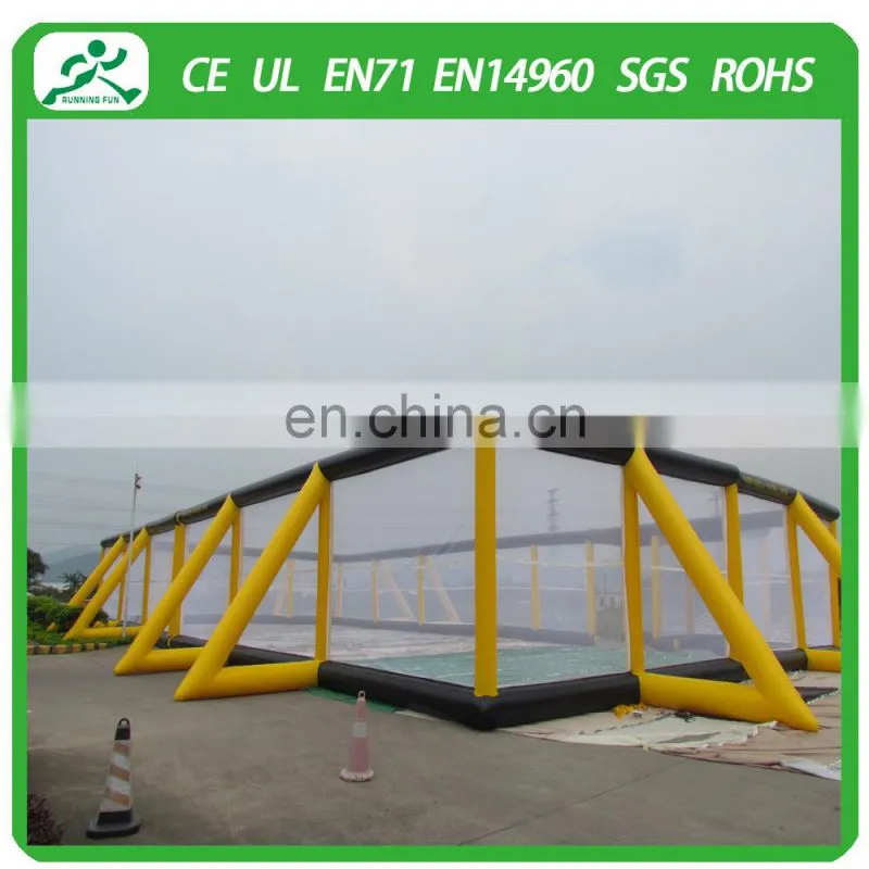 2015 hot sale inflatable paintball field for sport games(Running Fun)