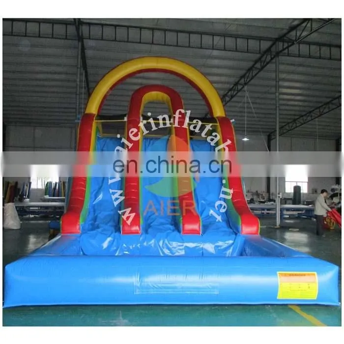 2017 Aier new design giant inflatable water slide for adult