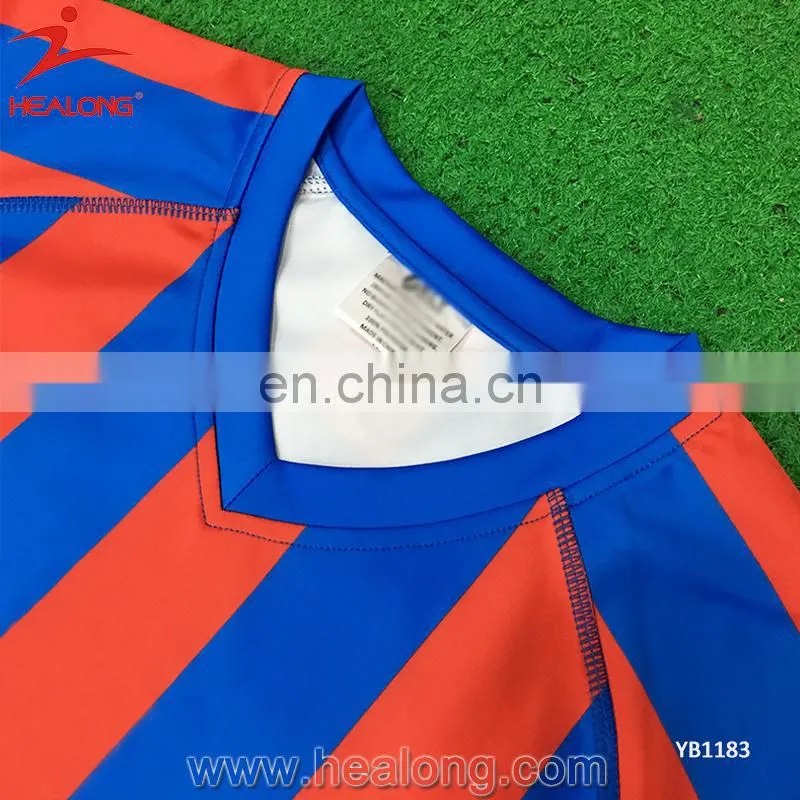 Healong Custom Used Soccer Uniform Wholesale Chinese Soccer Jersey