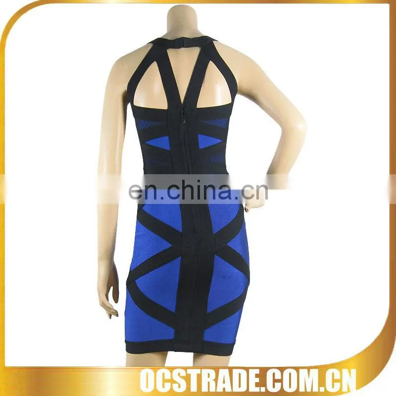 blue korean evening dresses