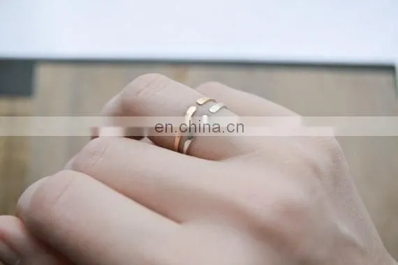 Simple design Horizon minimalist rings jewelry,Adjustable minimalist rings jewelry
