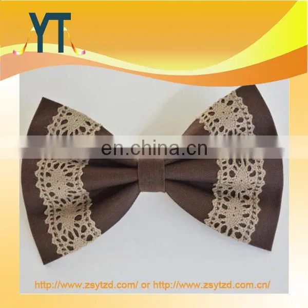 fashion korean designs fabric bow,2014 latest hot hair bow for adults