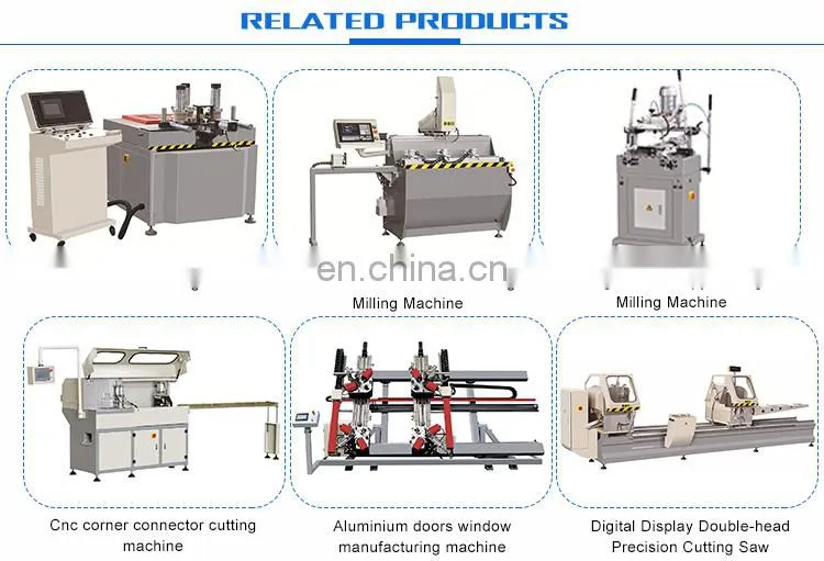 0.5~0.8mpa cnc double head precision cutting saw for wooden window making