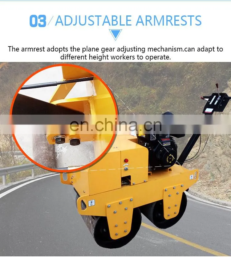 5% discount for mini new road roller price double wheel vibratory road roller for sale price