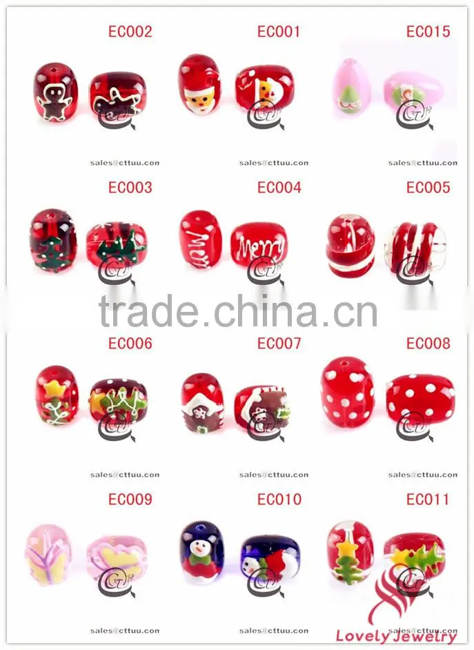 Glass acrylic Jewelry Bead For kids EC063(DIY)