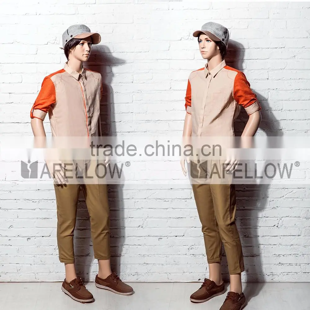 Teenager Cheap Fiberglass Children Mannequin Boys Realist Dummy Manikin SK10