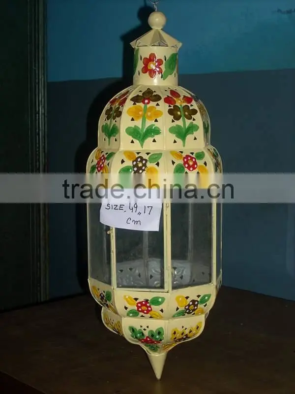 Unique T Lite Metal Garden Lantern