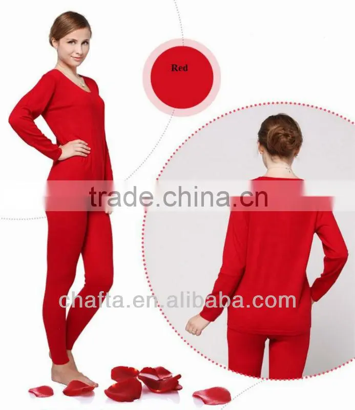 Camel Wool Thermal Underwear Set