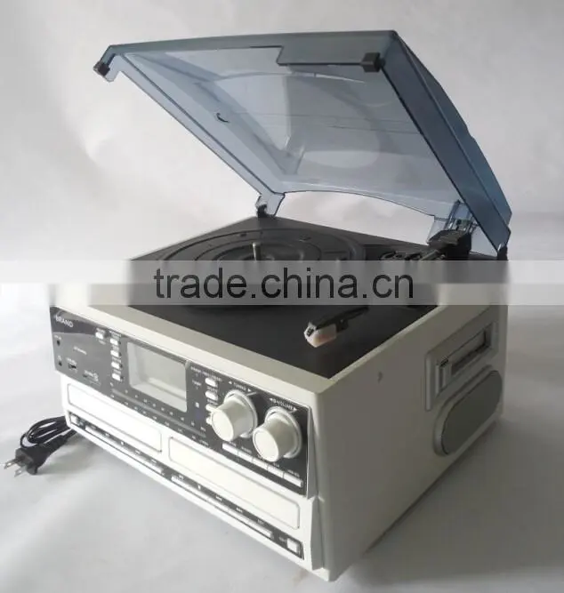 ALL IN ONE TURNTABLE WITH MULTIPLE AUDIO RECORDS /DOUBULE CD RECORD PLAYER/ CD ENCODING TURNTABLE/HIGH END CHOICE
