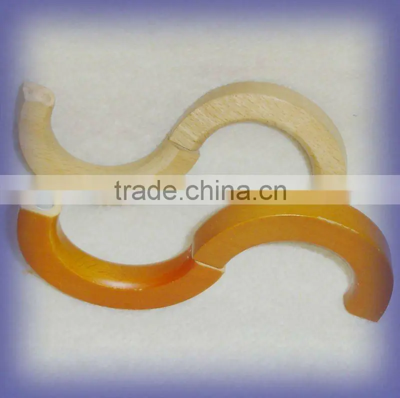 DSL18 fashion wood ring for scarf and jeans hanging