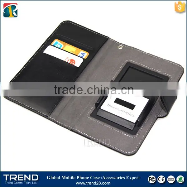 Alibaba express universal magnetic wallet leather case for samsung
