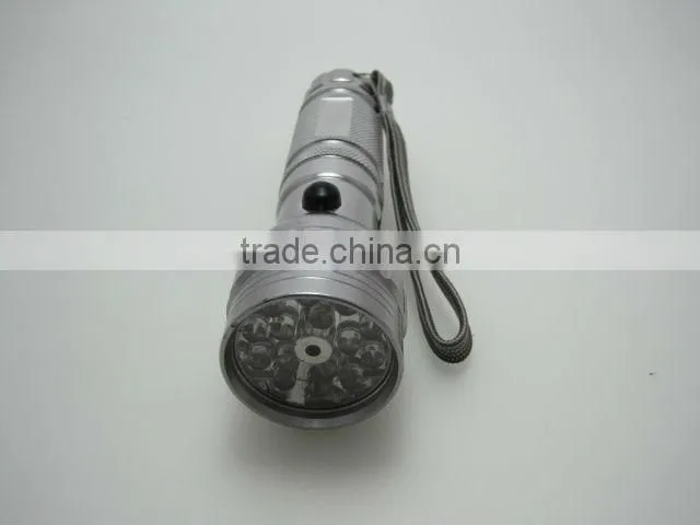 Aluminum 15+1 LED flashlight