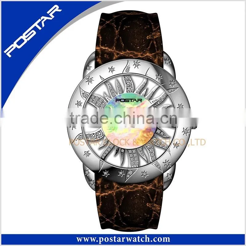 Women's 2016 New Bracelet Crystal Dial Quartz Wrist Watch