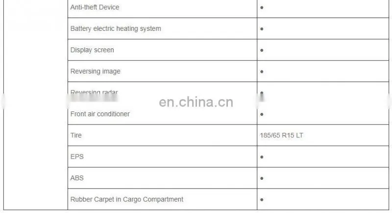 M70L EV Mini cargo Van LHD electric car NEW energy vehicles