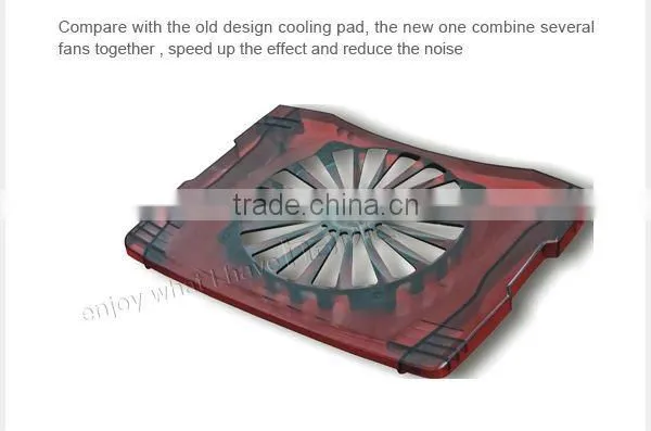 Newest model laptop cooler pad with high quality