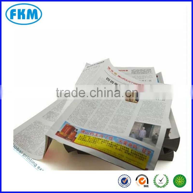 New Design Colorful book printing And Low Price Newspaper Printing Service