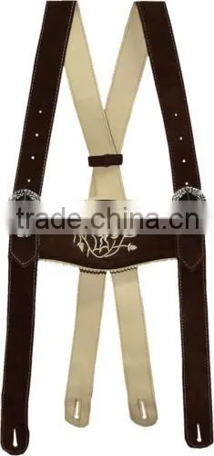 Genuine Suede Bavarian Herren Trachten Lederhose kurz