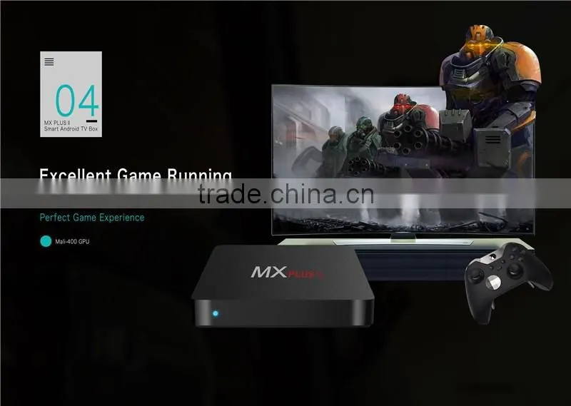 MX Plus II RK3229 TV Box Quad Core Android 4.4 Kitkat Bluetooth 4.0 1G/8G 4K H.265/H.264 Kodi Pre-installed Smart Media Player