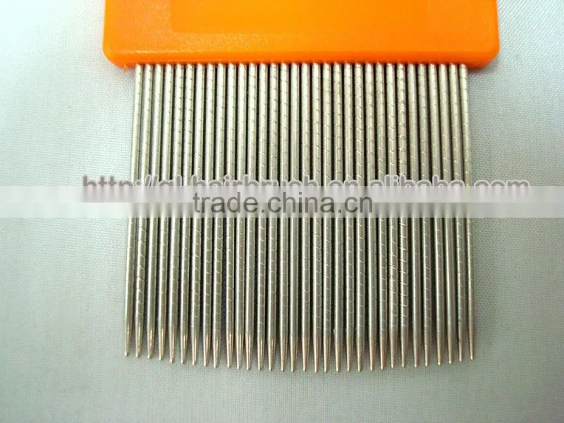 Professional Long Metal Teeth Hair Lice Comb , Round Head Lice Treatment