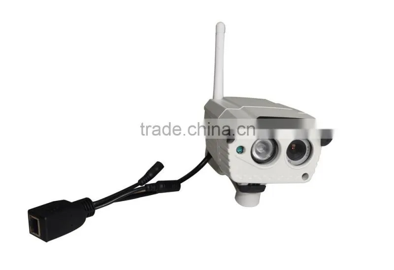 Onvif wireless p2p bullet ip camera 720P WPS Waterproof/Weatherproof for outdoor
