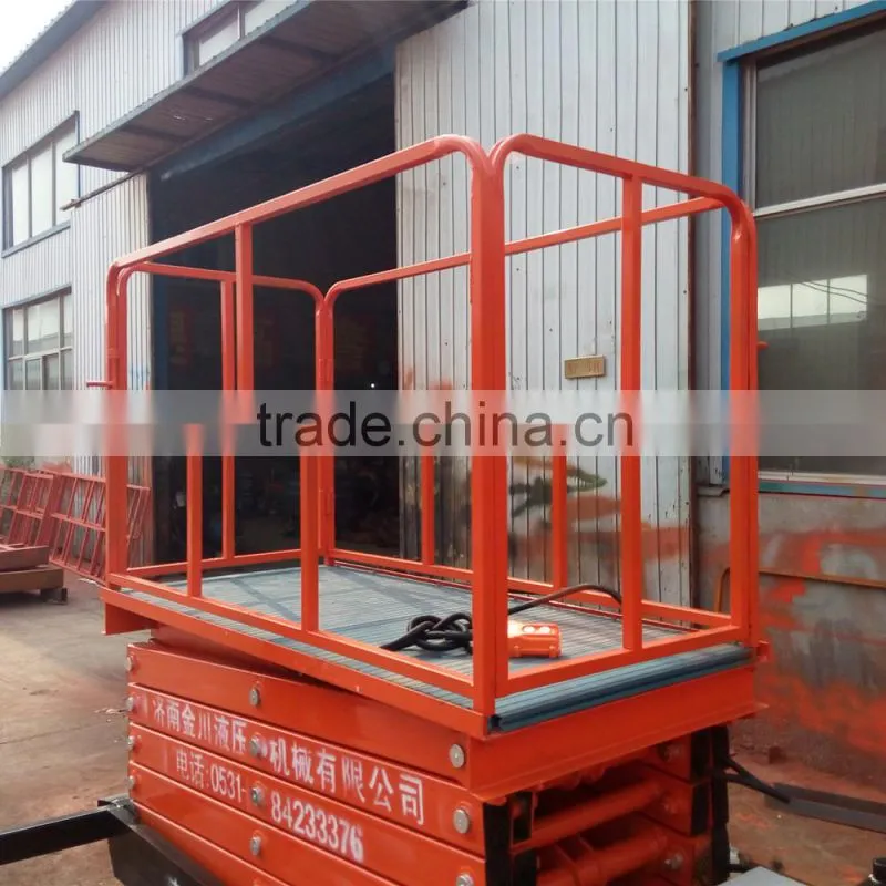 manual portable scissor lift platform for wheelchair
