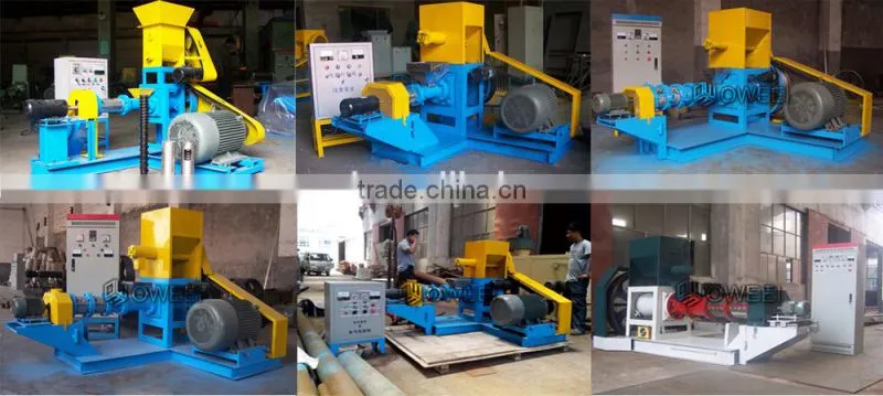 Wet type factory price floating fish feed pellet machine(With modulator)