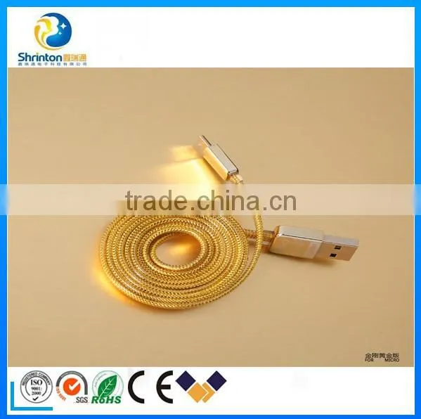 Hot selling Remax double sided 2.1A kingkong USB data cable for Samsung