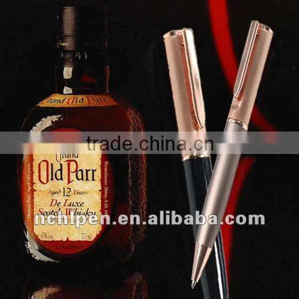 Design for whisky Rose gold pen in guangzhou