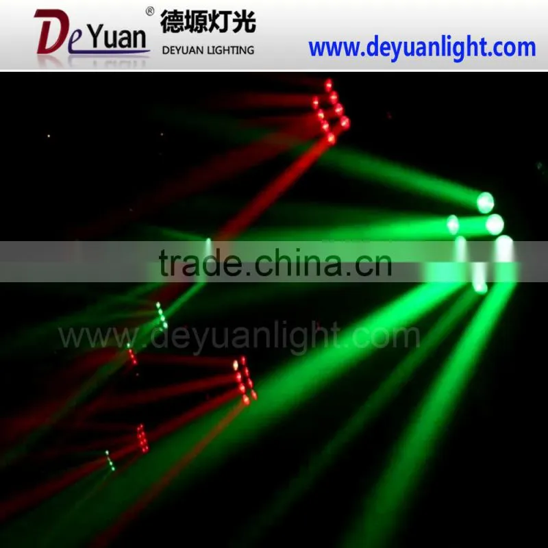 Latest design 12W 4in1 rgbw dmx led Beam moving head Spider stage Light