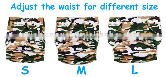 AnAnBaby Waterproof Cloth Nappy Double Row Snaps Nappies Cover