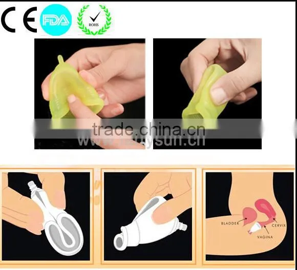 Silicon Sterilized cup of menstruation cup