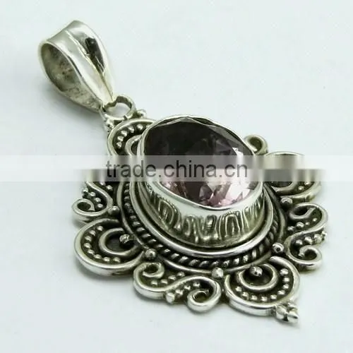 Awesome Bezel Setting Pendant, Handmade Silver Jewelry, 925 Sterling Silver jewelry