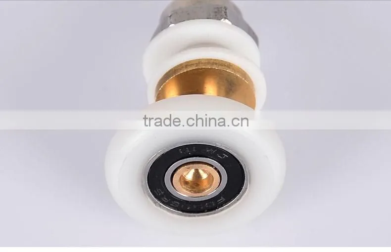 2016 shower round glass door rollers