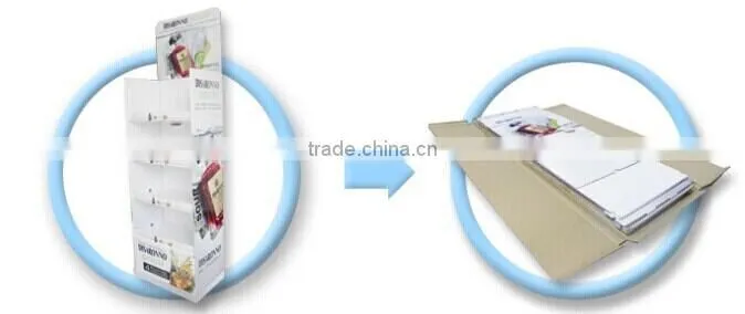 Durable supermarket promotion daily items Cardboard Display Shelf