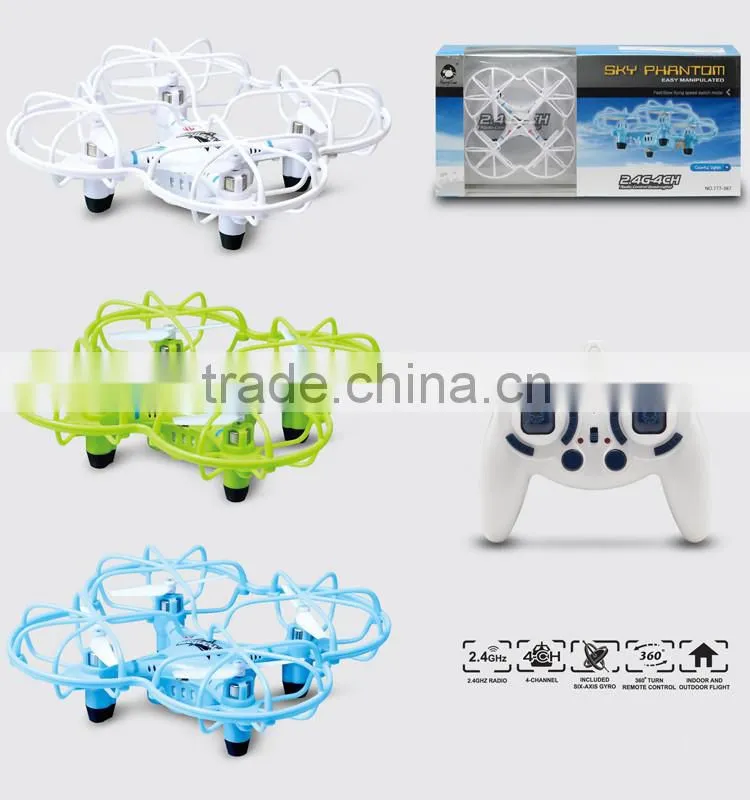 2.4G 4CH RC Quadcopter Drone With Light, protection ring