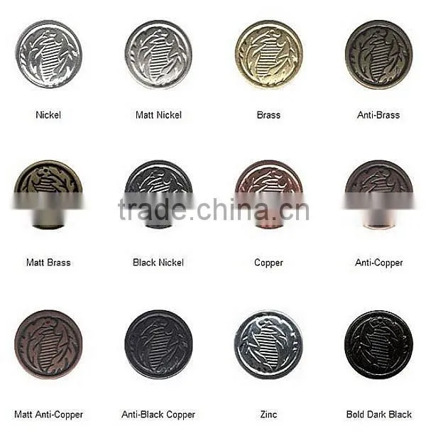 various size wholesale paracord metal buckle colored